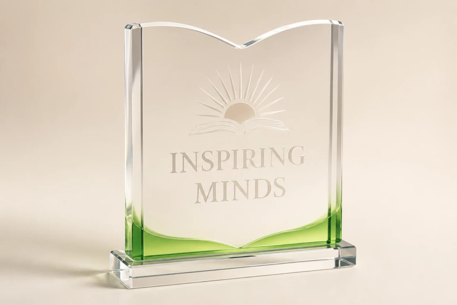 Classroom Impact Acrylic Award original design concept